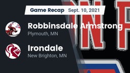 Recap: Robbinsdale Armstrong  vs. Irondale  2021