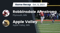 Recap: Robbinsdale Armstrong  vs. Apple Valley  2021