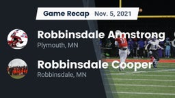 Recap: Robbinsdale Armstrong  vs. Robbinsdale Cooper  2021