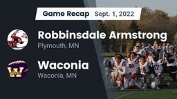 Recap: Robbinsdale Armstrong  vs. Waconia  2022