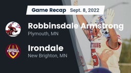 Recap: Robbinsdale Armstrong  vs. Irondale  2022