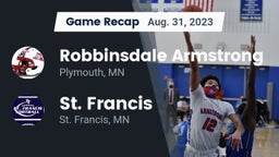 Recap: Robbinsdale Armstrong  vs. St. Francis  2023