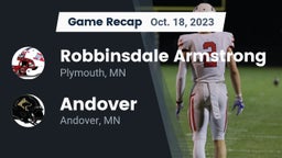 Recap: Robbinsdale Armstrong  vs. Andover  2023