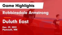 Robbinsdale Armstrong  vs Duluth East  Game Highlights - Dec. 29, 2022