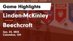 Linden-McKinley  vs Beechcroft  Game Highlights - Jan. 24, 2023