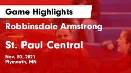 Robbinsdale Armstrong  vs St. Paul Central  Game Highlights - Nov. 30, 2021