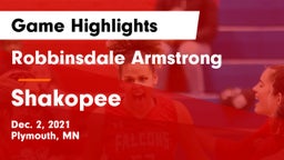 Robbinsdale Armstrong  vs Shakopee  Game Highlights - Dec. 2, 2021