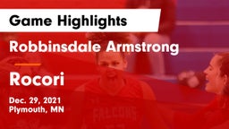 Robbinsdale Armstrong  vs Rocori  Game Highlights - Dec. 29, 2021