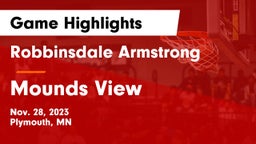 Robbinsdale Armstrong  vs Mounds View  Game Highlights - Nov. 28, 2023