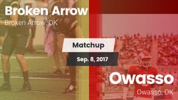 Matchup: Broken Arrow High vs. Owasso  2017