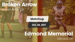 Matchup: Broken Arrow High vs. Edmond Memorial  2017