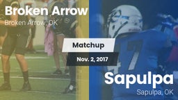 Matchup: Broken Arrow High vs. Sapulpa  2017