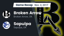 Recap: Broken Arrow  vs. Sapulpa  2017