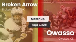 Matchup: Broken Arrow High vs. Owasso  2018