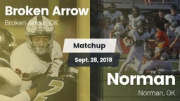 Matchup: Broken Arrow High vs. Norman  2018