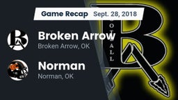 Recap: Broken Arrow  vs. Norman  2018