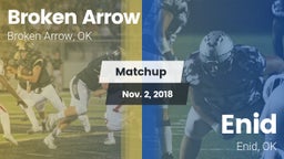 Matchup: Broken Arrow High vs. Enid  2018