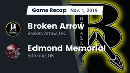 Recap: Broken Arrow  vs. Edmond Memorial  2019