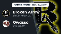Recap: Broken Arrow  vs. Owasso  2019