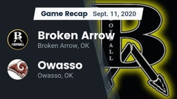 Recap: Broken Arrow  vs. Owasso  2020