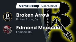 Recap: Broken Arrow  vs. Edmond Memorial  2020