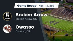 Recap: Broken Arrow  vs. Owasso  2021