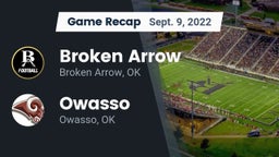 Recap: Broken Arrow  vs. Owasso  2022