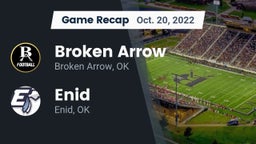 Recap: Broken Arrow  vs. Enid  2022