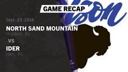 Recap: North Sand Mountain  vs. Ider  2016