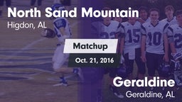 Matchup: North Sand Mountain vs. Geraldine  2016