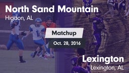 Matchup: North Sand Mountain vs. Lexington  2016