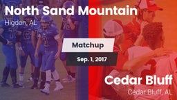 Matchup: North Sand Mountain vs. Cedar Bluff  2017