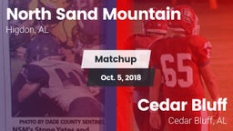 Matchup: North Sand Mountain vs. Cedar Bluff  2018