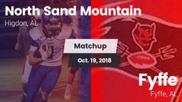 Matchup: North Sand Mountain vs. Fyffe  2018