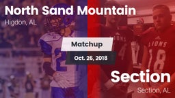 Matchup: North Sand Mountain vs. Section  2018