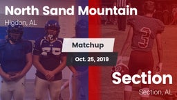 Matchup: North Sand Mountain vs. Section  2019