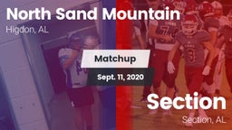 Matchup: North Sand Mountain vs. Section  2020