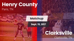 Matchup: Henry County High vs. Clarksville  2017