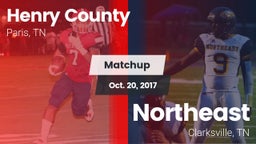 Matchup: Henry County High vs. Northeast  2017