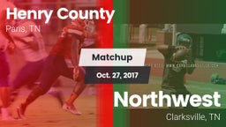 Matchup: Henry County High vs. Northwest  2017