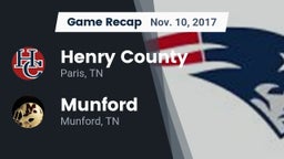 Recap: Henry County  vs. Munford  2017