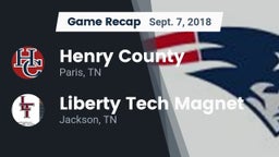 Recap: Henry County  vs. Liberty Tech Magnet  2018