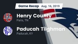 Recap: Henry County  vs. Paducah Tilghman  2019