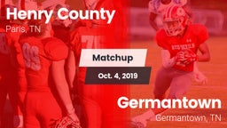 Matchup: Henry County High vs. Germantown  2019