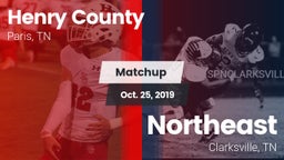 Matchup: Henry County High vs. Northeast  2019