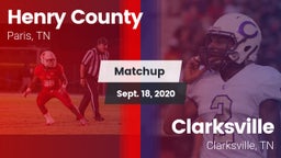 Matchup: Henry County High vs. Clarksville  2020