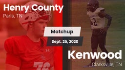 Matchup: Henry County High vs. Kenwood  2020
