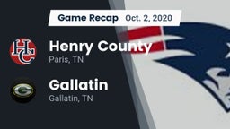 Recap: Henry County  vs. Gallatin  2020