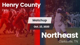 Matchup: Henry County High vs. Northeast  2020