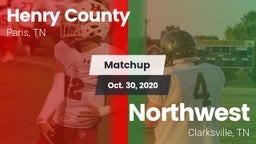 Matchup: Henry County High vs. Northwest  2020
